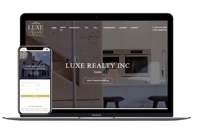 Luxe Realty Inc website